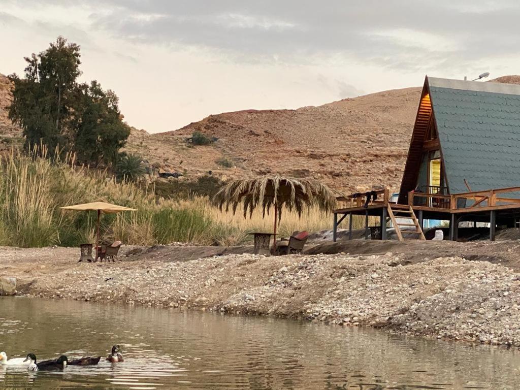 Hotel Wadi Al-Hassa Camp à Khawkhah Extérieur photo